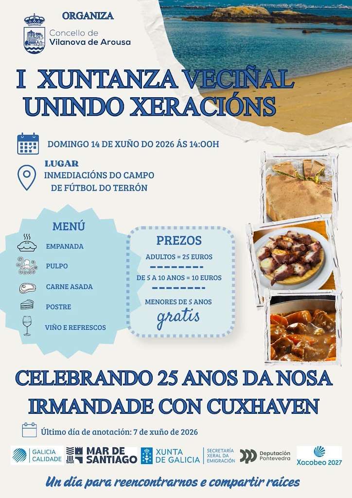 I Xuntanza Veciñal Unindo Xeracións en Vilanova de Arousa
