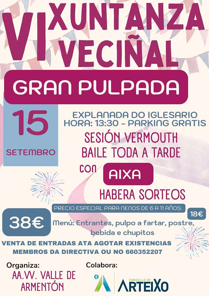 VI Xuntaza Veciñal de Armentón en Arteixo