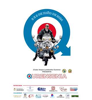 XVI Escuterada Ourensá - Con Vespas y a lo Loco en Ourense