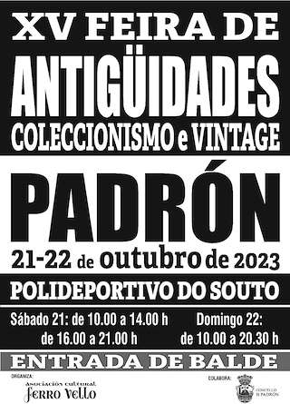 XVIII Feira de Antigüidades, Coleccionismo e Vintage (2025) en Padrón