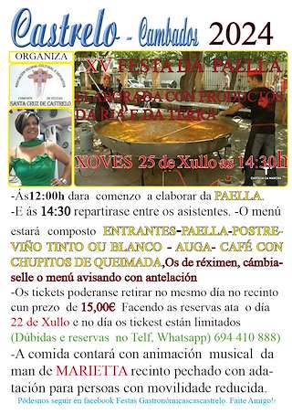 XVI Festa da Paella de Castrelo en Cambados