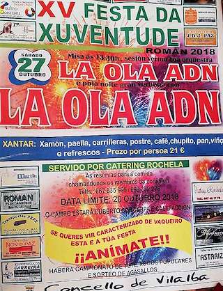 XVIII Festa da Xuventude de Román  en Vilalba