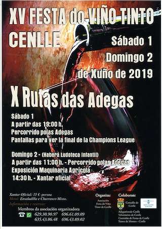 XIX Festa do Viño Tinto - XIV Ruta das Adegas en Cenlle