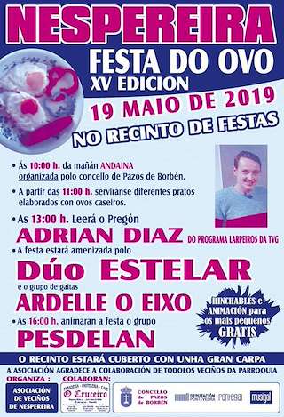 XIX Festa do Ovo de Nespereira en Pazos de Borbén