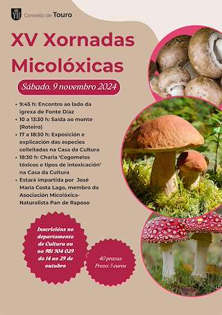 XVI Xornadas Micolóxicas (2025) en Touro