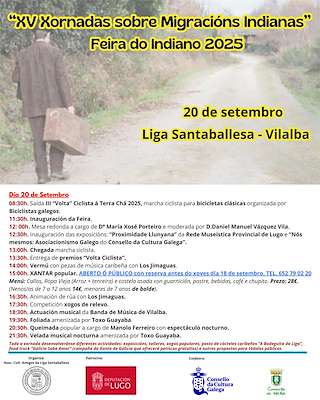 XVI Xornadas sobre Migracións Indianas en Vilalba