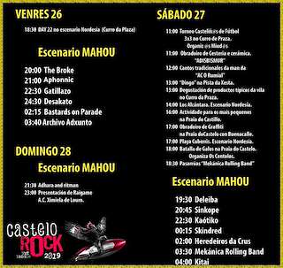 XXI Castelo Rock  en Muros