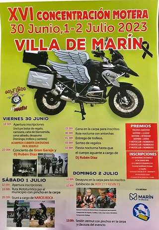 XVIII Concentración Mototurística en Marín