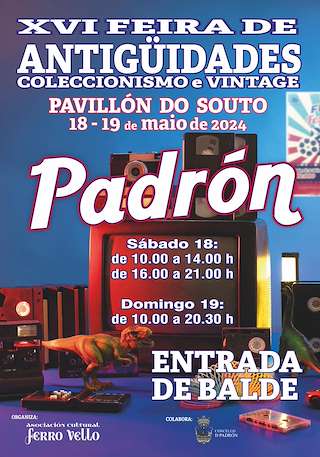 XVIII Feira de Antigüidades, Coleccionismo e Vintage (2025) en Padrón