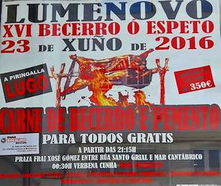 Lumenovo - XXIV Festa do Becerro ó Espeto  en Lugo