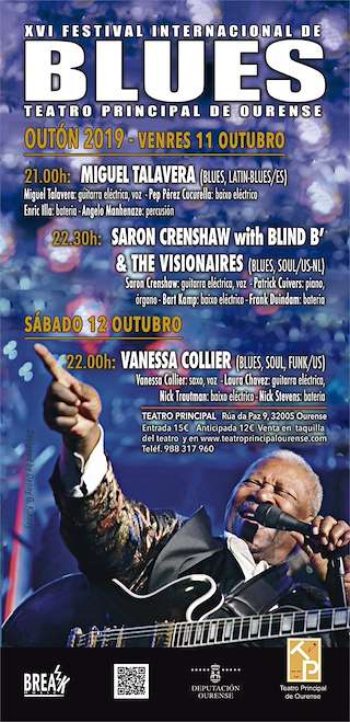 XXII Festival Internacional de Blues Teatro Principal en Ourense