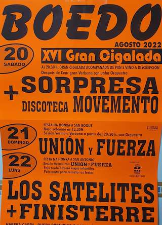 XIX Gran Cigalada - San Roque de Boedo en Culleredo