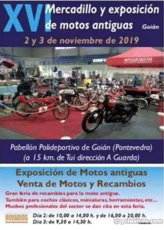 XX Mercadillo y Exposición de Motos Antiguas (2025) en Tomiño