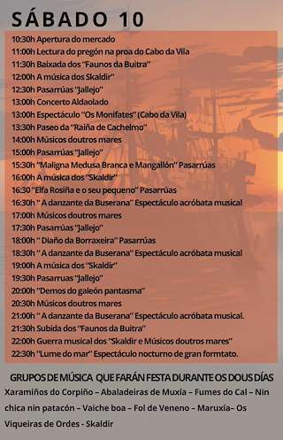 XVII Mercado das Rutas do Mar en Muxía