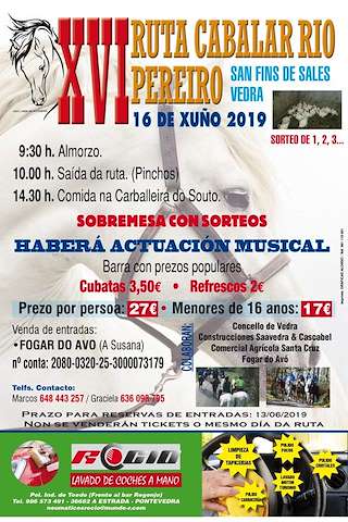 XXIII Ruta Cabalar do Río Pereiro en Vedra