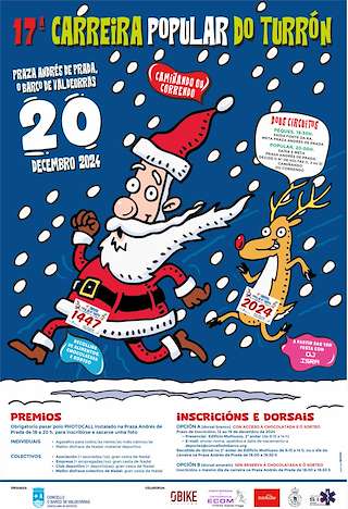 XVIII Carreira Popular do Turrón (2025) en O Barco de Valdeorras
