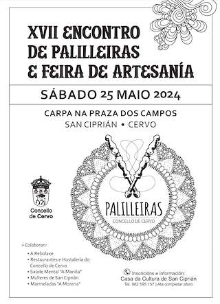 XIX Encontro de Palilleiras - Feira de Artesanía (2026) en Cervo