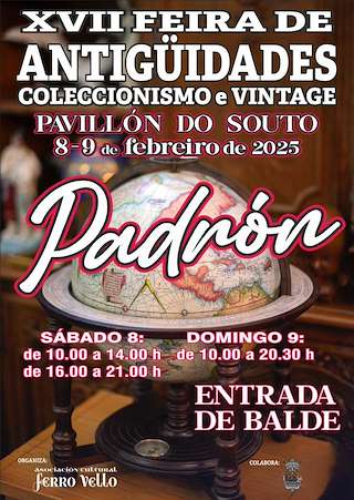 XIX Feira de Antigüidades, Coleccionismo e Vintage en Padrón