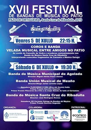 XXII Festival de Bandas de Música do Patio en Vedra