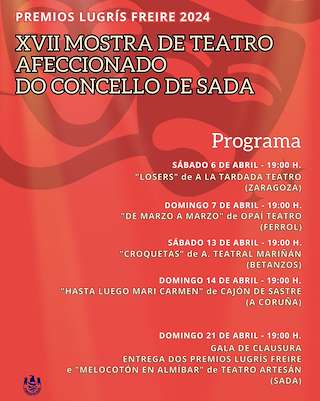 XIX Mostra de Teatro Afeccionado (2026) en Sada