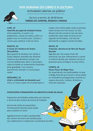 XIX Semana do Libro e a Lectura en Carballo