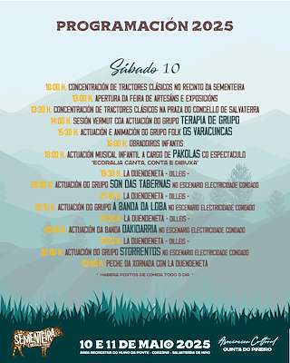 XVIII Sementeira e Música (2026) en Salvaterra do Miño