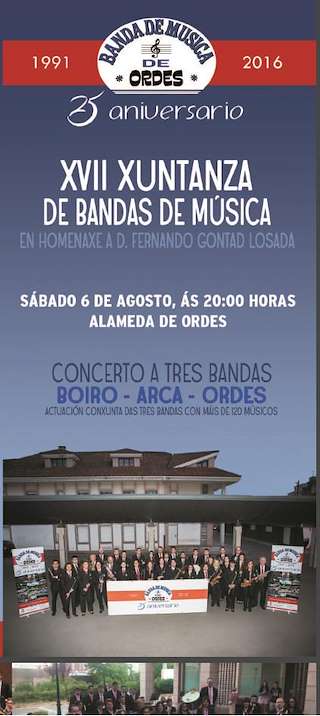 XXV Xuntanza de Bandas de Música en Ordes