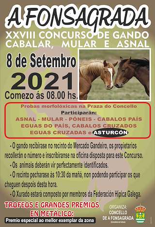 XXXII Concurso de Gando Cabalar, Mular e Asnal en A Fonsagrada