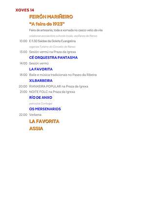 XIX Feirón Mariñeiro "A Feira de 1924" en Rianxo