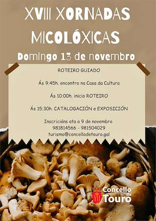 XVI Xornadas Micolóxicas (2025) en Touro