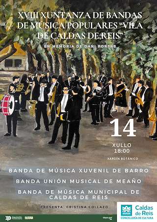 XIX Xuntanza de Bandas de Música Populares en Caldas de Reis
