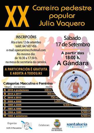 XXIII Carreira Pedestre Popular Julia Vaquero en A Guarda