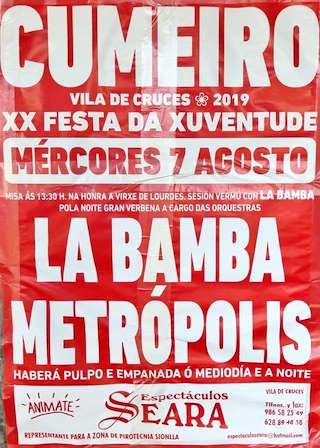 XXIV Festa da Xuventude de Cumeiro (2026) en Vila de Cruces