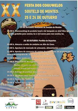 XXI Festa dos Cogomelos de Soutelo de Montes (2025) en Forcarei