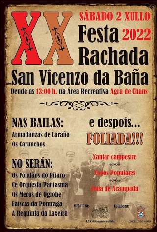 XXII Festa Rachada de San Vicenzo  en A Baña