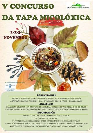XXV Xornadas Micolóxicas - X Concurso de Tapas (2025) en A Pobra de Trives