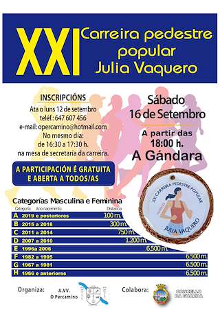 XXIII Carreira Pedestre Popular Julia Vaquero en A Guarda
