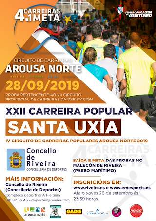 XXVII Carreira Popular Santa Uxía (2026) en Ribeira
