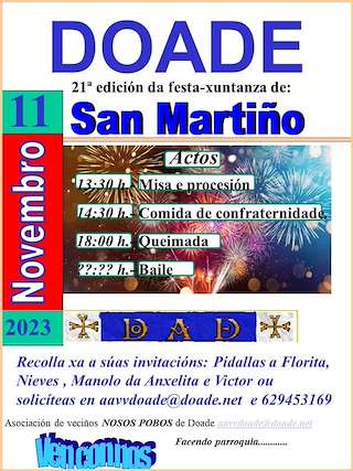 XXIII Comida - Xuntanza de San Martiño de Doade en Sober