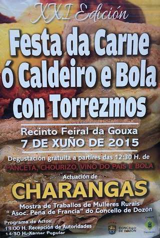 XXIX Festa da Carne ó Caldeiro e Bola con Torreznos en Dozón