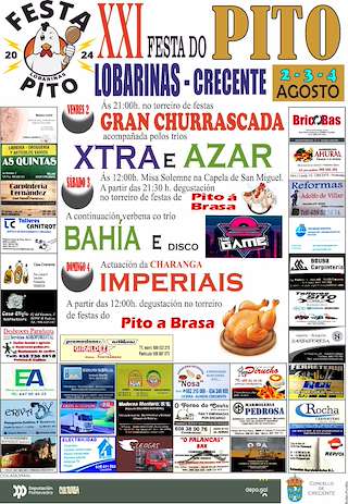 XXII Festa do Pito a Brasa de Lobariñas en Crecente