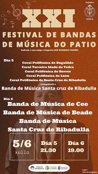 XXII Festival de Bandas de Música do Patio en Vedra