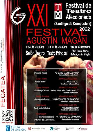 XXV Festival de Teatro Afeccionado Agustín Magán en Santiago de Compostela