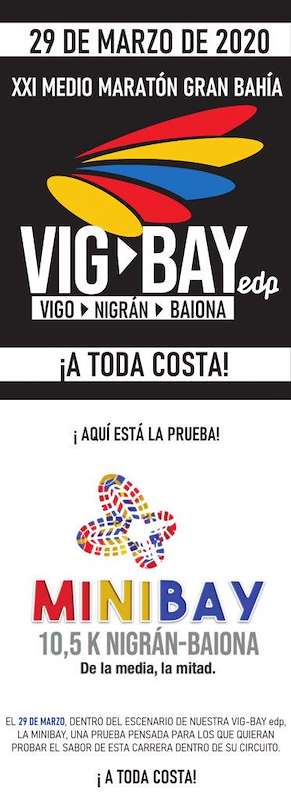 XXV Medio Maratón Gran Bahía Vig-Bay (2026) en Vigo