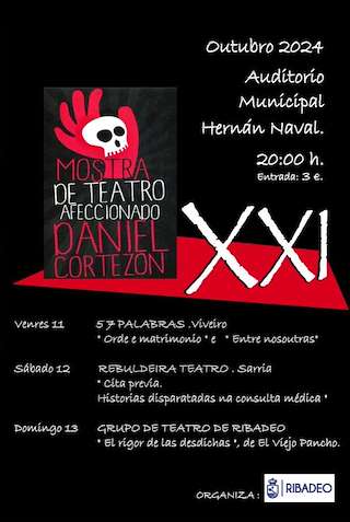 XXII Mostra de Teatro Afeccionado Daniel Cortezón en Ribadeo