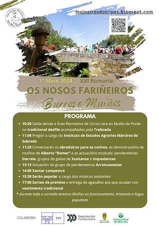 XXII Romaría de Os Nosos Fariñeiros Burros e Muíños (2026) en Tui