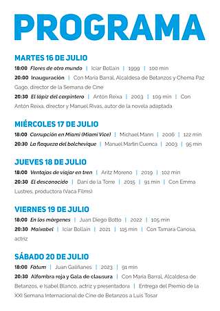 XXII Semana Internacional de Cine en Betanzos