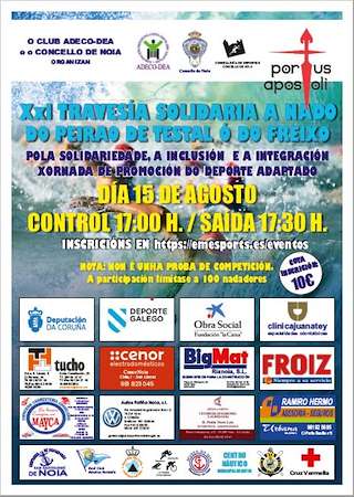 XXIII Travesía Solidaria a Nado en Noia