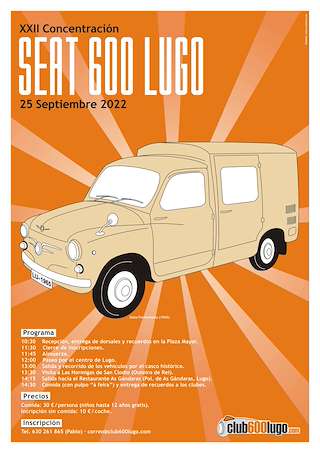 XXV Concentración Seat 600 en Lugo