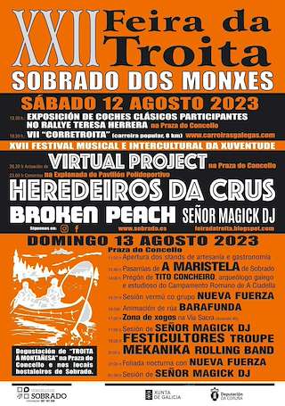 XXV Feira da Troita (2026) en Sobrado